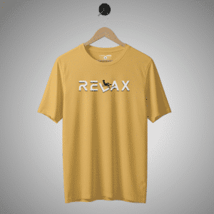 Relax Graphic T-Shirt | Regular Fit 100% Cotton | Checks & Solids